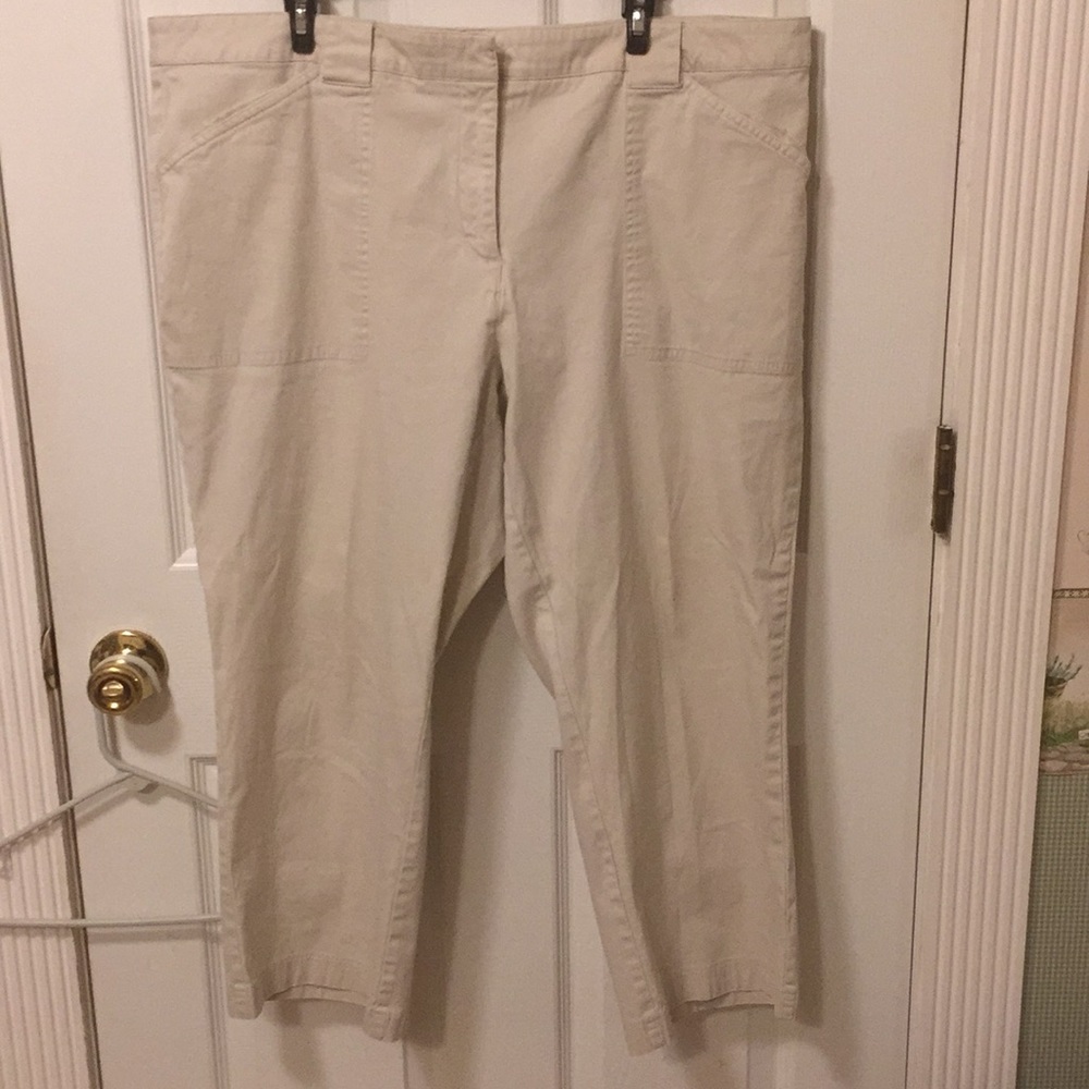 Lane Bryant Beige Pants